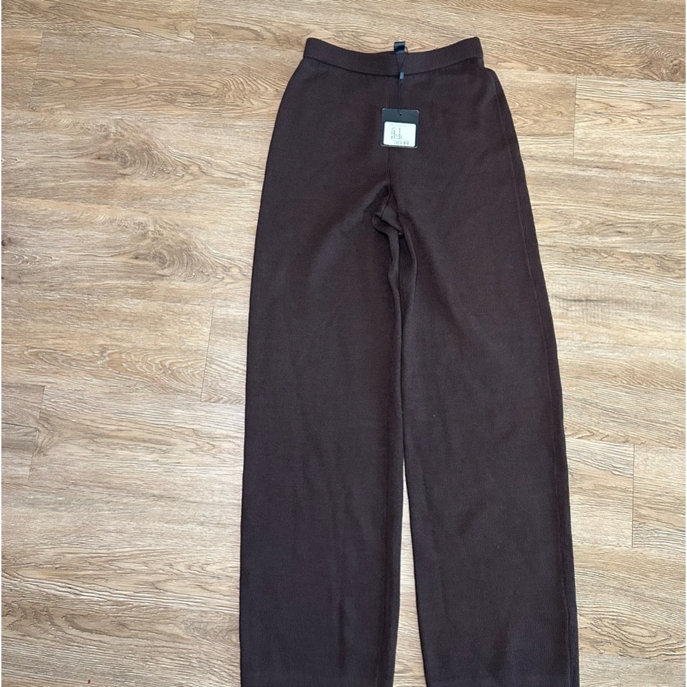BNWT St. John Santana Knot Stove Pants in Tobacco sz 0